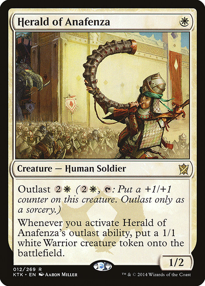Herald of Anafenza [Khans of Tarkir] MTG Single Magic: The Gathering    | Red Claw Gaming