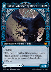 Alrund, God of the Cosmos // Hakka, Whispering Raven (Showcase) [Kaldheim] MTG Single Magic: The Gathering    | Red Claw Gaming