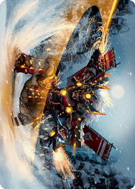 Asari Captain Art Card [Kamigawa: Neon Dynasty Art Series] MTG Single Magic: The Gathering    | Red Claw Gaming