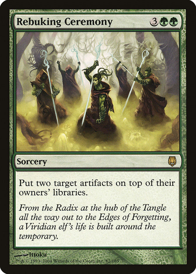 Rebuking Ceremony [Darksteel] MTG Single Magic: The Gathering    | Red Claw Gaming