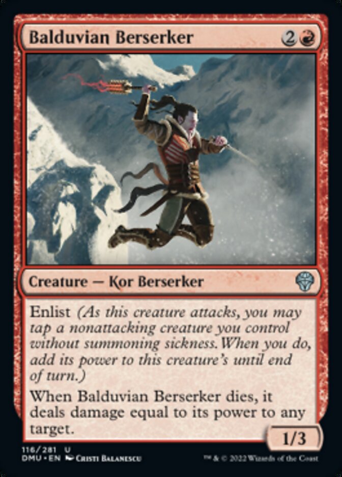 Balduvian Berserker [Dominaria United] MTG Single Magic: The Gathering    | Red Claw Gaming