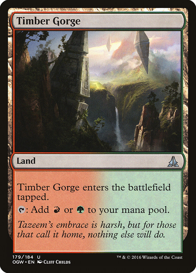 Timber Gorge [Oath of the Gatewatch] MTG Single Magic: The Gathering    | Red Claw Gaming