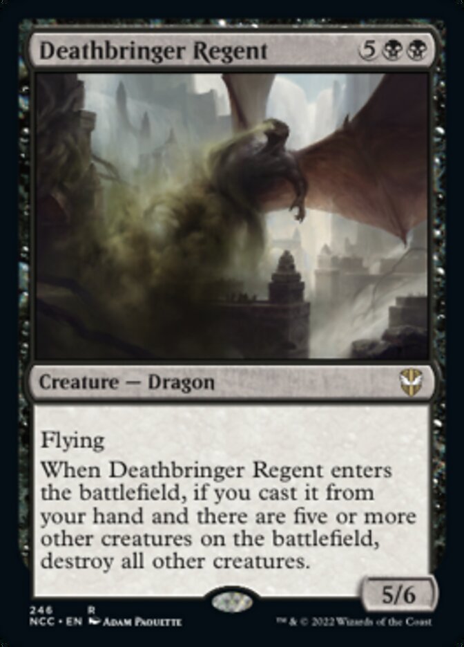 Deathbringer Regent [Streets of New Capenna Commander] MTG Single Magic: The Gathering    | Red Claw Gaming