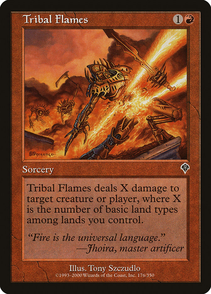 Tribal Flames [Invasion] MTG Single Magic: The Gathering    | Red Claw Gaming