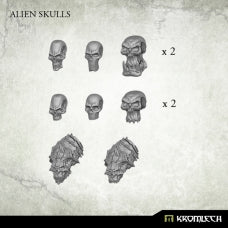 Alien Skulls (14) Minatures Kromlech    | Red Claw Gaming