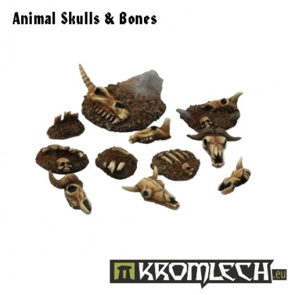 Animal Skulls And Bones Minatures Kromlech    | Red Claw Gaming