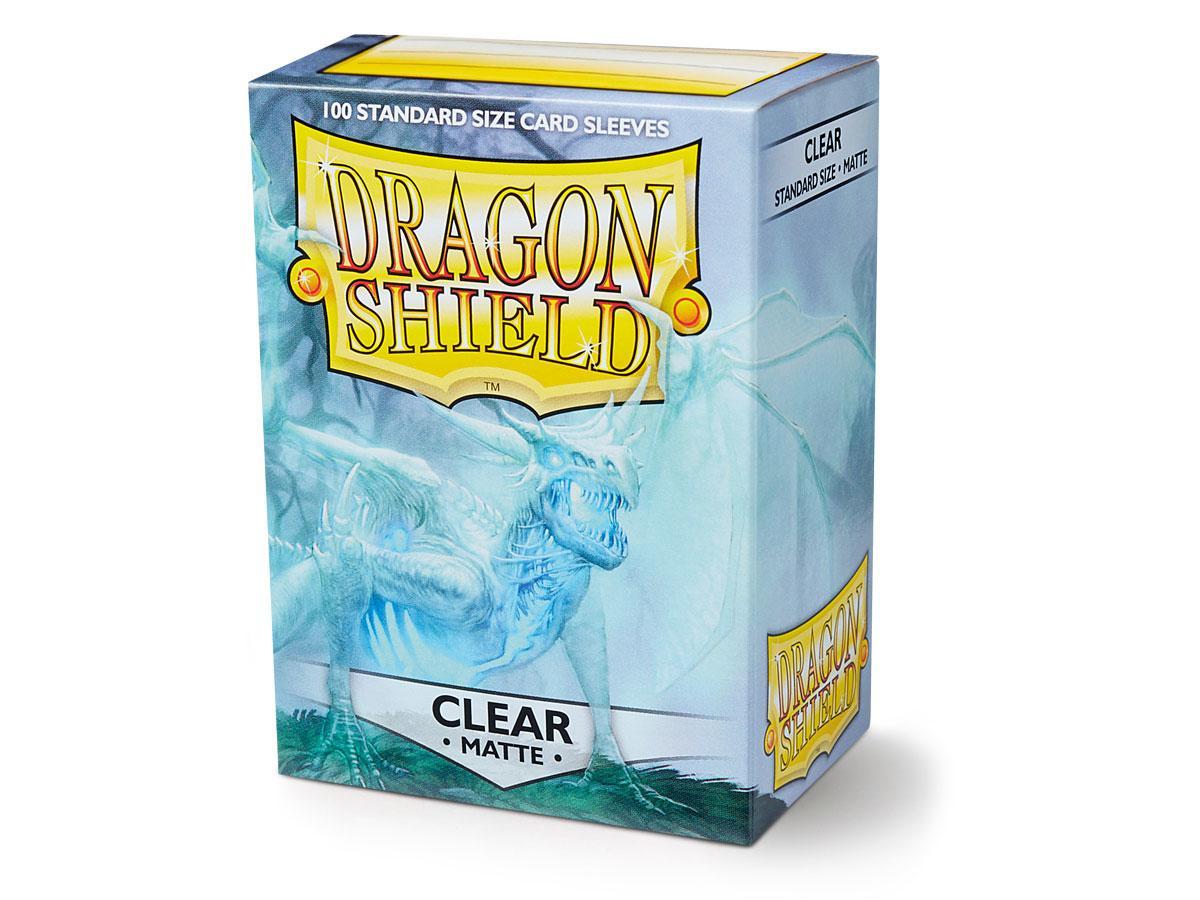 Dragon Shield Matte Sleeve - Clear 100ct Dragon Shield Dragon Shield    | Red Claw Gaming