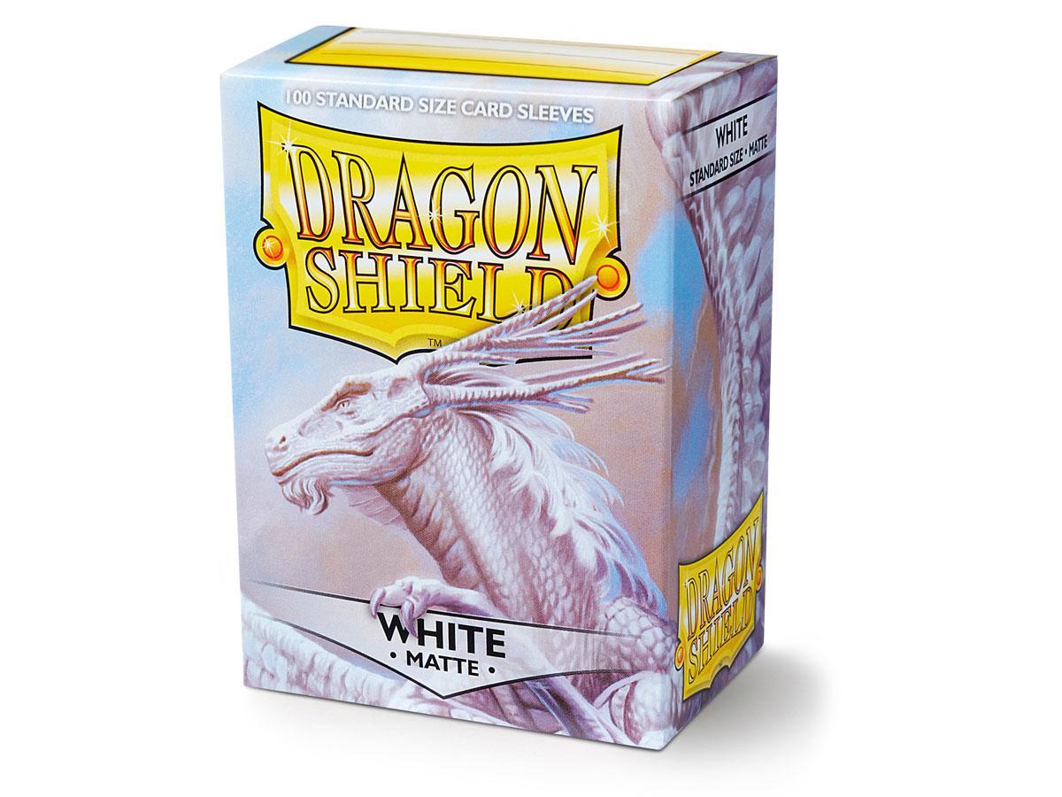 Dragon Shield Matte Sleeve - White 100ct Dragon Shield Dragon Shield    | Red Claw Gaming