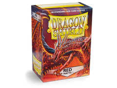 Dragon Shield Matte Sleeve - Red 100ct Dragon Shield Dragon Shield    | Red Claw Gaming