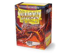 Dragon Shield Matte Sleeve - Red 100ct Dragon Shield Dragon Shield    | Red Claw Gaming