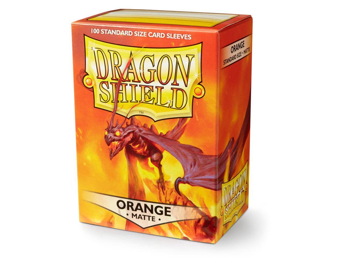 Dragon Shield Matte Sleeve - Orange 100ct Dragon Shield Dragon Shield    | Red Claw Gaming