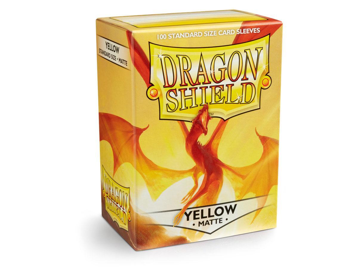 Dragon Shield Matte Sleeve - Yellow 100ct Dragon Shield Dragon Shield    | Red Claw Gaming