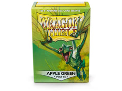 Dragon Shield Matte Sleeve -Apple Green 100ct Dragon Shield Dragon Shield    | Red Claw Gaming