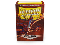 Dragon Shield Matte Sleeve - Crimson 100ct Dragon Shield Dragon Shield    | Red Claw Gaming