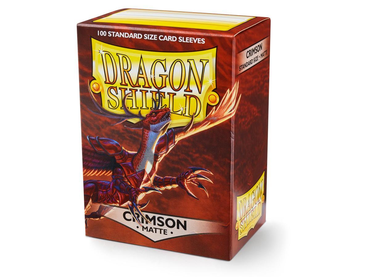 Dragon Shield Matte Sleeve - Crimson 100ct Dragon Shield Dragon Shield    | Red Claw Gaming
