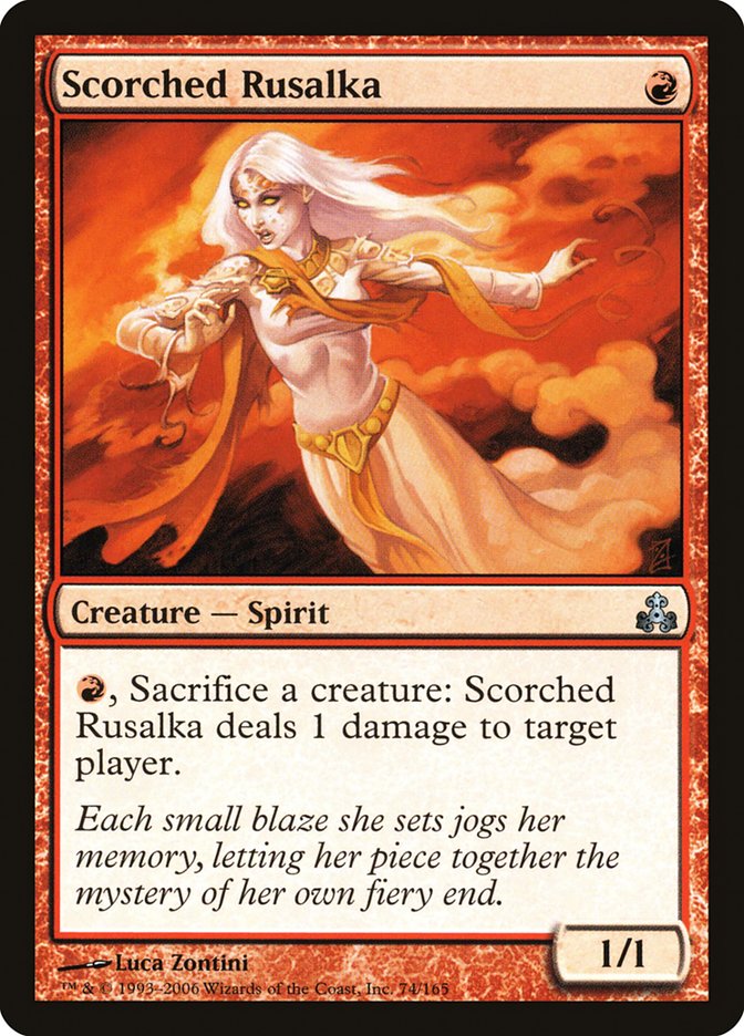 Scorched Rusalka [Guildpact] MTG Single Magic: The Gathering    | Red Claw Gaming