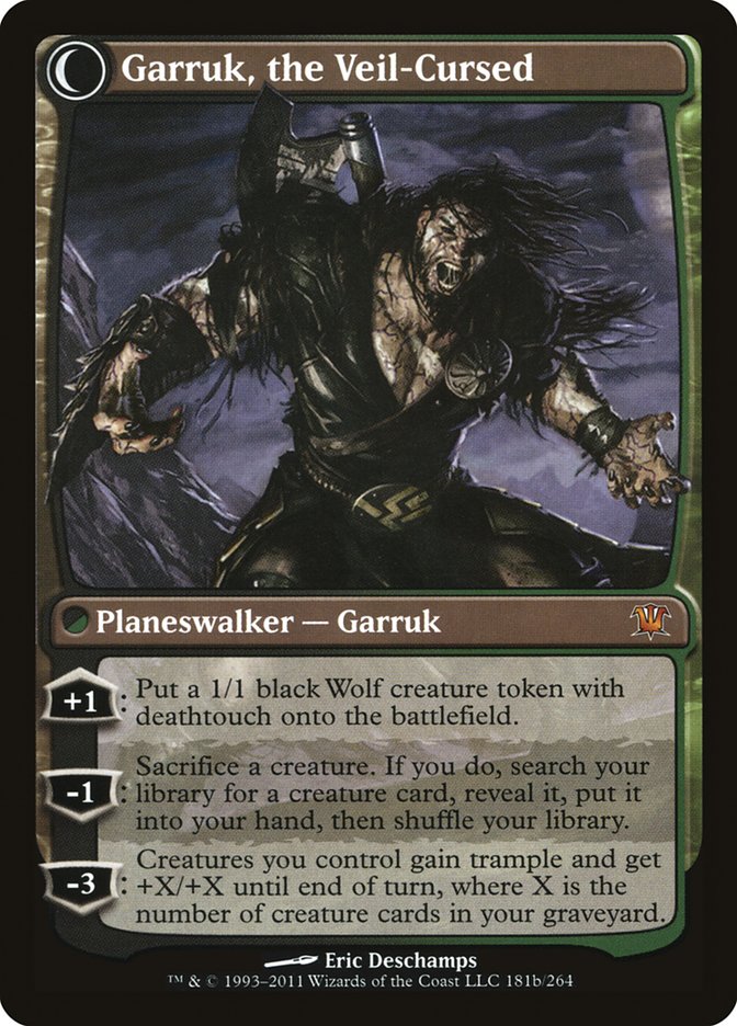 Garruk Relentless // Garruk, the Veil-Cursed [Innistrad] MTG Single Magic: The Gathering    | Red Claw Gaming