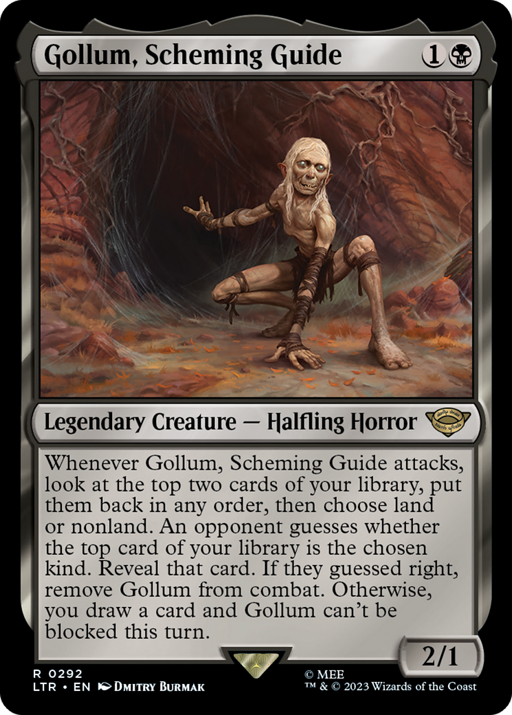 Gollum, Scheming Guide [The Lord of the Rings: Tales of Middle-Earth] MTG Single Magic: The Gathering    | Red Claw Gaming