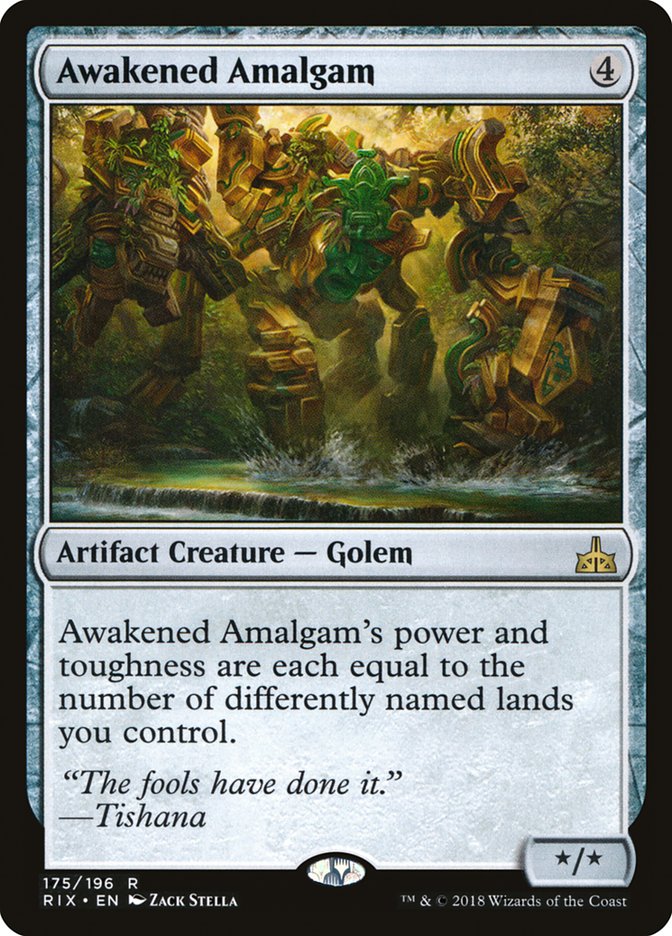 Awakened Amalgam [Rivals of Ixalan] MTG Single Magic: The Gathering    | Red Claw Gaming