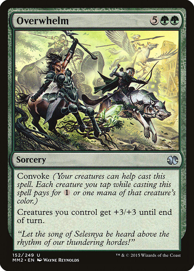 Overwhelm [Modern Masters 2015] MTG Single Magic: The Gathering    | Red Claw Gaming
