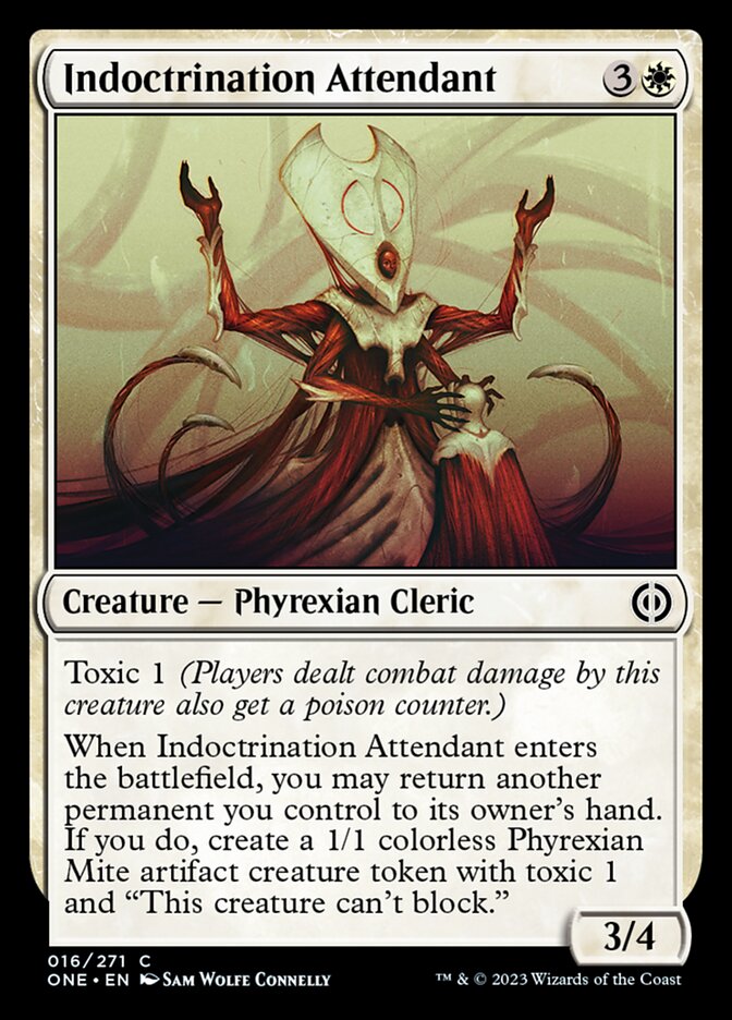 Indoctrination Attendant [Phyrexia: All Will Be One] MTG Single Magic: The Gathering    | Red Claw Gaming