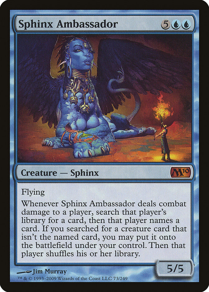 Sphinx Ambassador [Magic 2010] MTG Single Magic: The Gathering    | Red Claw Gaming