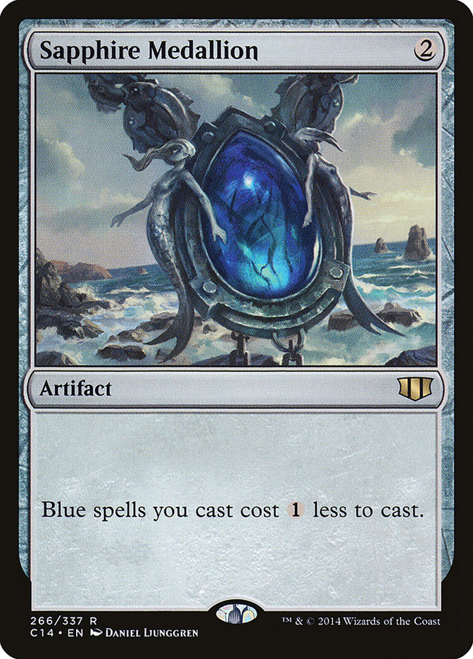Sapphire Medallion [Commander 2014] MTG Single Magic: The Gathering    | Red Claw Gaming