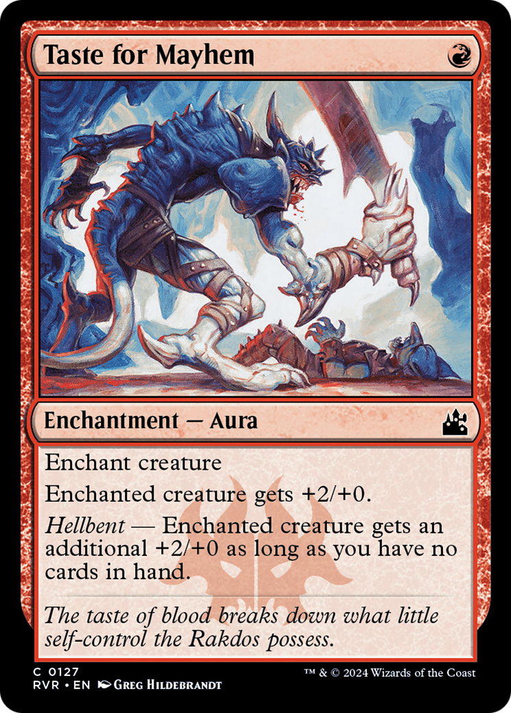 Taste for Mayhem [Ravnica Remastered] MTG Single Magic: The Gathering    | Red Claw Gaming