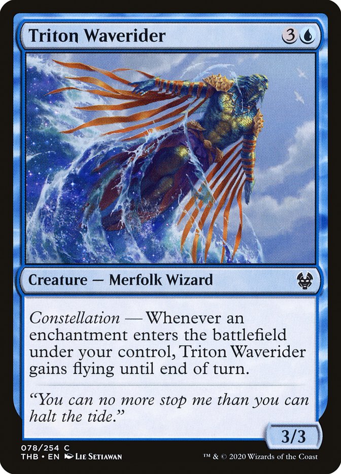 Triton Waverider [Theros Beyond Death] MTG Single Magic: The Gathering    | Red Claw Gaming