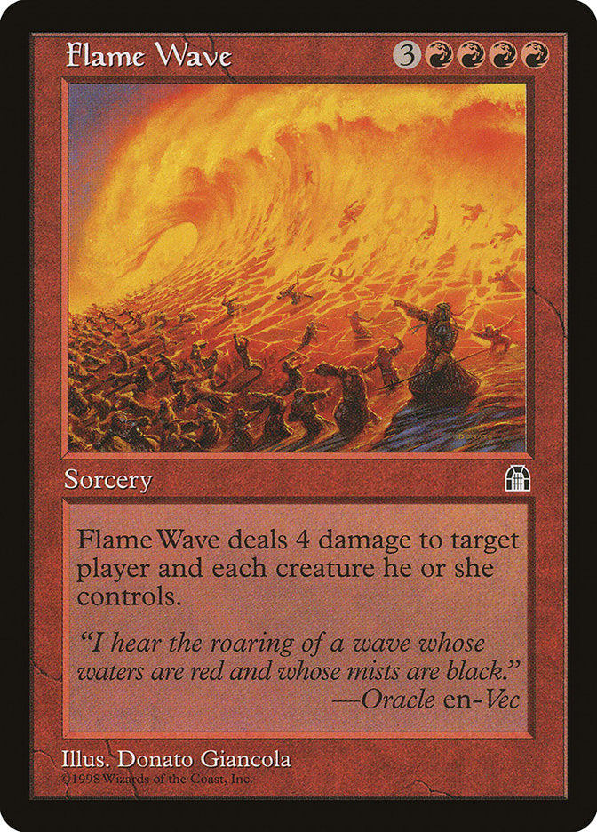 Flame Wave [Stronghold] MTG Single Magic: The Gathering    | Red Claw Gaming