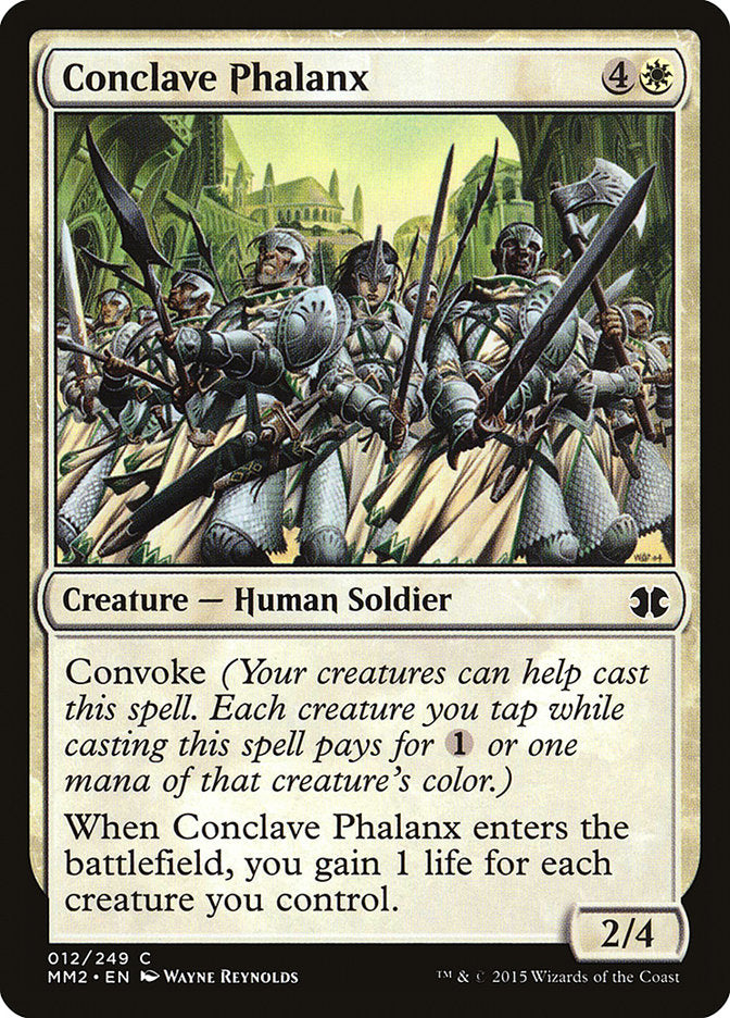 Conclave Phalanx [Modern Masters 2015] MTG Single Magic: The Gathering    | Red Claw Gaming