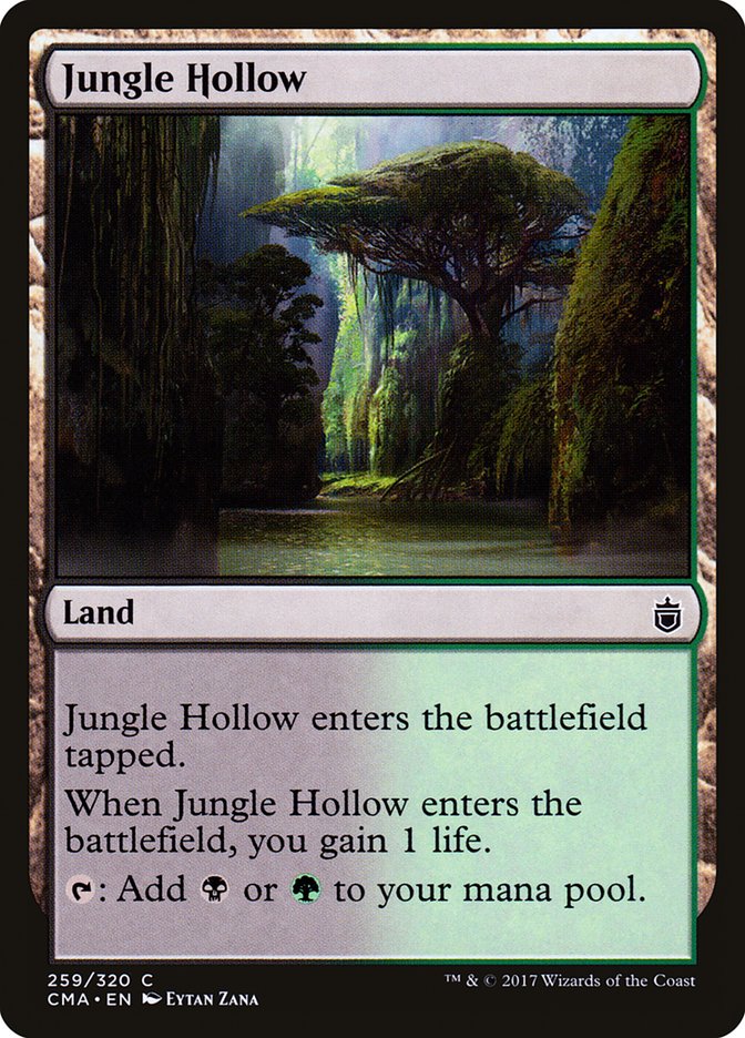 Jungle Hollow [Commander Anthology] MTG Single Magic: The Gathering    | Red Claw Gaming