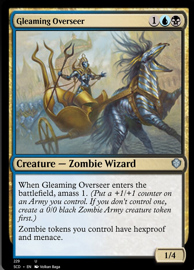 Gleaming Overseer [Starter Commander Decks] MTG Single Magic: The Gathering    | Red Claw Gaming