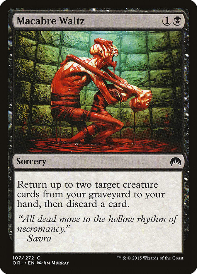 Macabre Waltz [Magic Origins] MTG Single Magic: The Gathering    | Red Claw Gaming