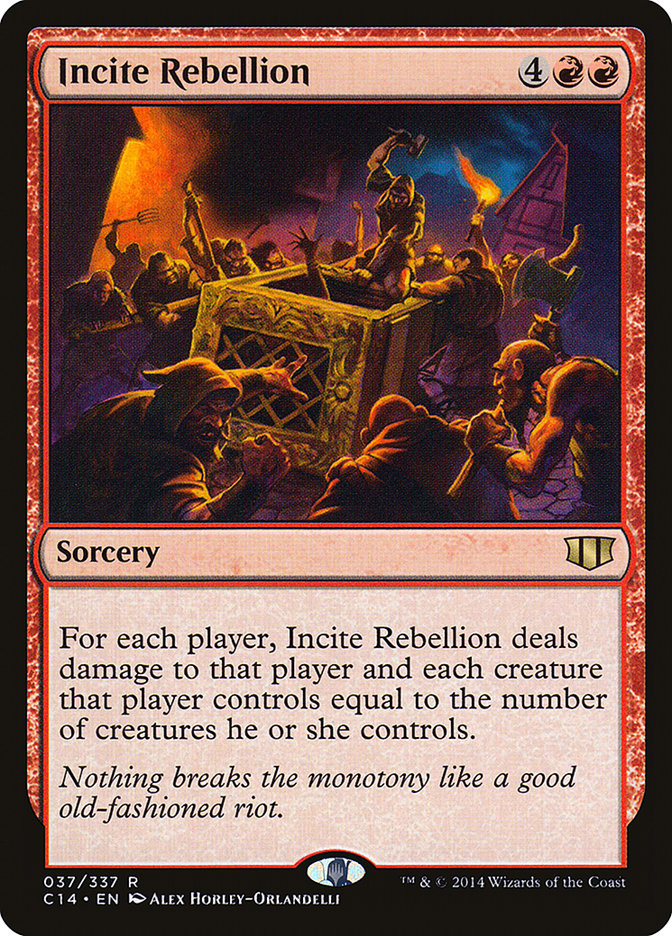 Incite Rebellion [Commander 2014] MTG Single Magic: The Gathering    | Red Claw Gaming