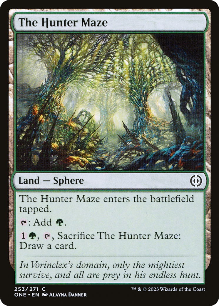 The Hunter Maze [Phyrexia: All Will Be One] MTG Single Magic: The Gathering    | Red Claw Gaming