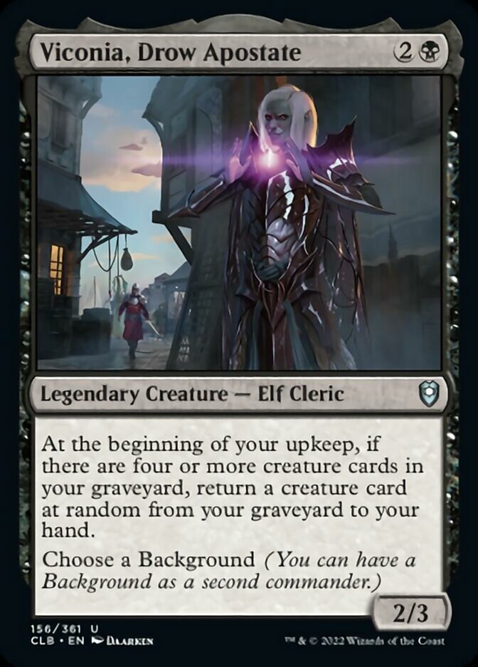 Viconia, Drow Apostate [Commander Legends: Battle for Baldur's Gate] MTG Single Magic: The Gathering    | Red Claw Gaming
