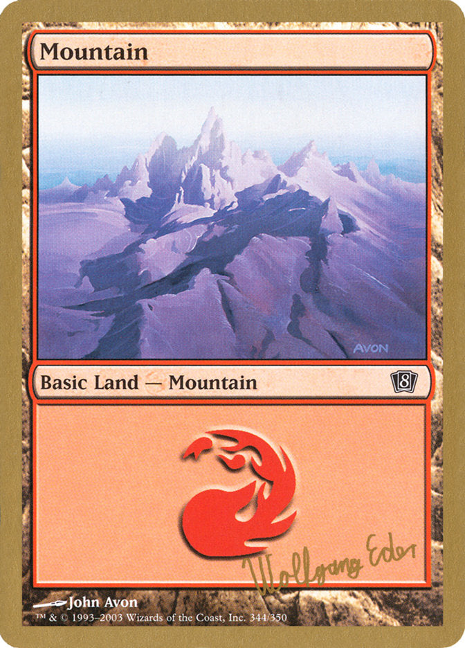 Mountain (Wolfgang Eder) [World Championship Decks 2003] MTG Single Magic: The Gathering    | Red Claw Gaming