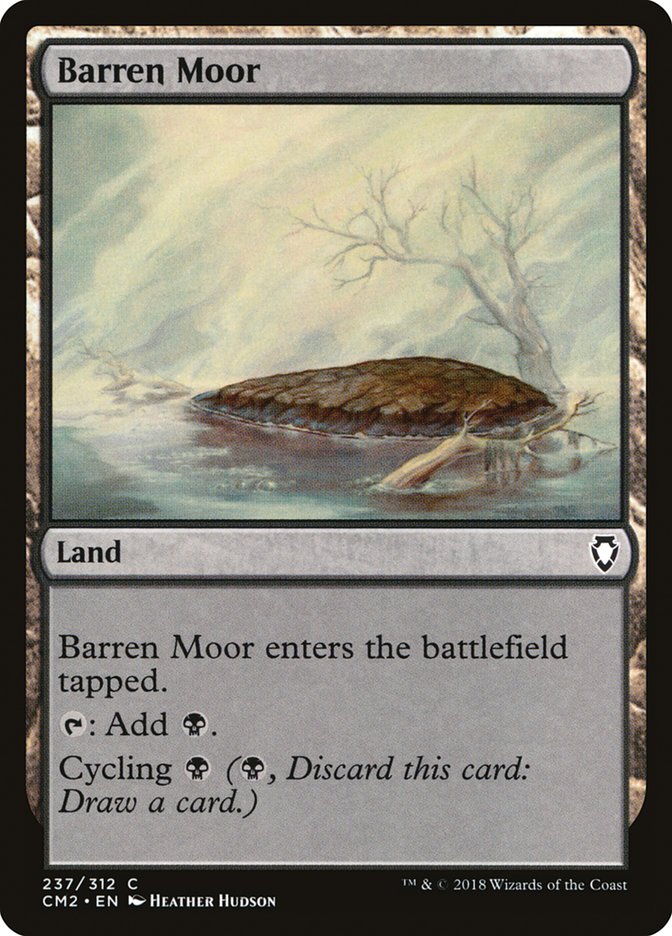 Barren Moor [Commander Anthology Volume II] MTG Single Magic: The Gathering    | Red Claw Gaming