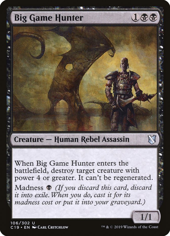 Big Game Hunter [Commander 2019] MTG Single Magic: The Gathering    | Red Claw Gaming