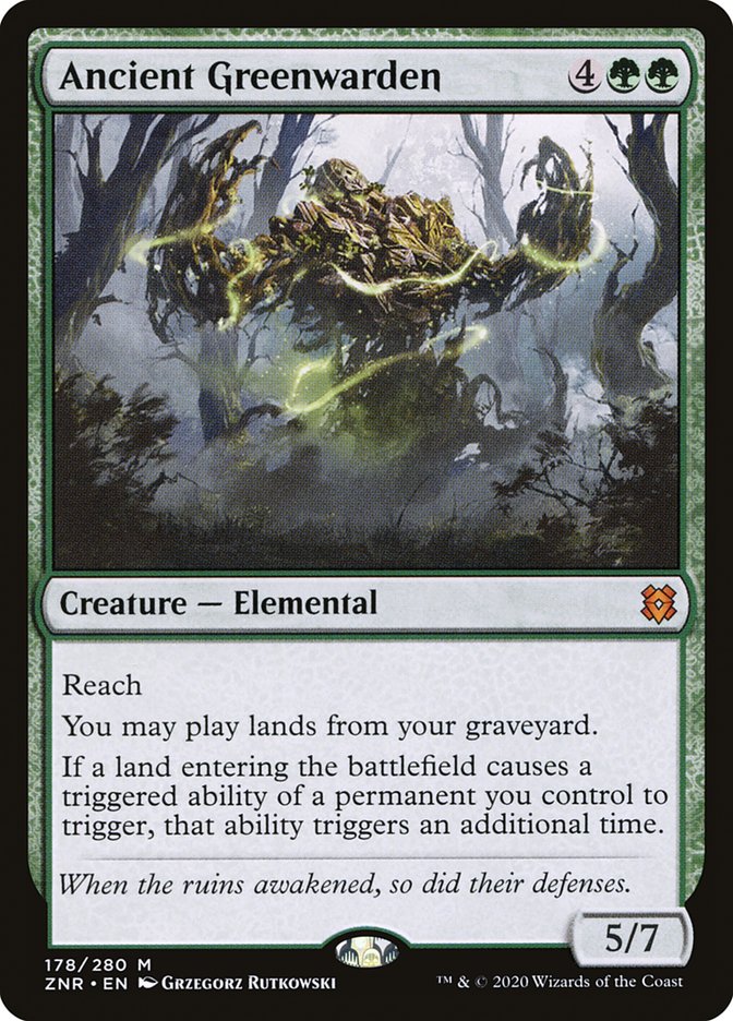 Ancient Greenwarden [Zendikar Rising] MTG Single Magic: The Gathering    | Red Claw Gaming
