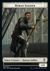 Eldrazi // Human Soldier Double-Sided Token [Streets of New Capenna Commander Tokens] MTG Single Magic: The Gathering    | Red Claw Gaming