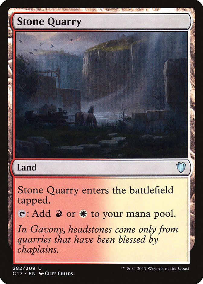 Stone Quarry [Commander 2017] MTG Single Magic: The Gathering    | Red Claw Gaming