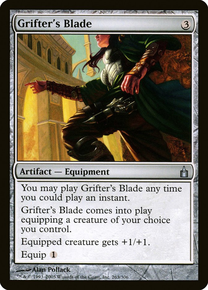 Grifter's Blade [Ravnica: City of Guilds] MTG Single Magic: The Gathering    | Red Claw Gaming