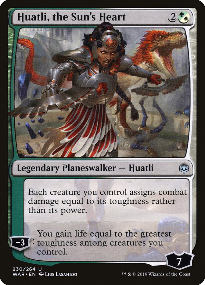 Huatli, the Sun's Heart [War of the Spark] MTG Single Magic: The Gathering    | Red Claw Gaming