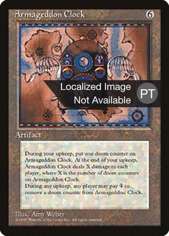 Armageddon Clock [Fourth Edition (Foreign Black Border)] MTG Single Magic: The Gathering    | Red Claw Gaming
