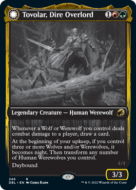 Tovolar, Dire Overlord // Tovolar, the Midnight Scourge [Innistrad: Double Feature] MTG Single Magic: The Gathering    | Red Claw Gaming