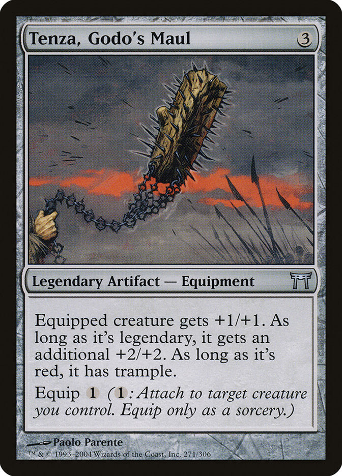 Tenza, Godo's Maul [Champions of Kamigawa] MTG Single Magic: The Gathering    | Red Claw Gaming
