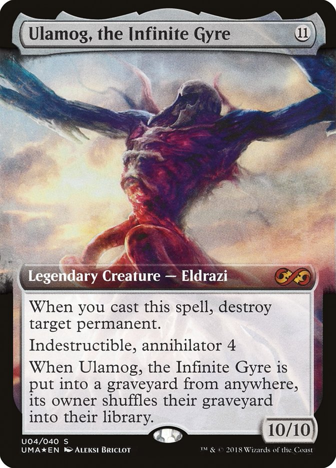 Ulamog, the Infinite Gyre (Topper) [Ultimate Masters Box Topper] MTG Single Magic: The Gathering    | Red Claw Gaming