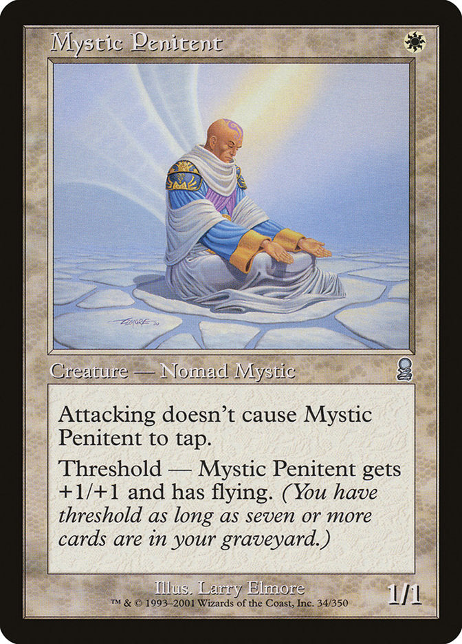 Mystic Penitent [Odyssey] MTG Single Magic: The Gathering    | Red Claw Gaming
